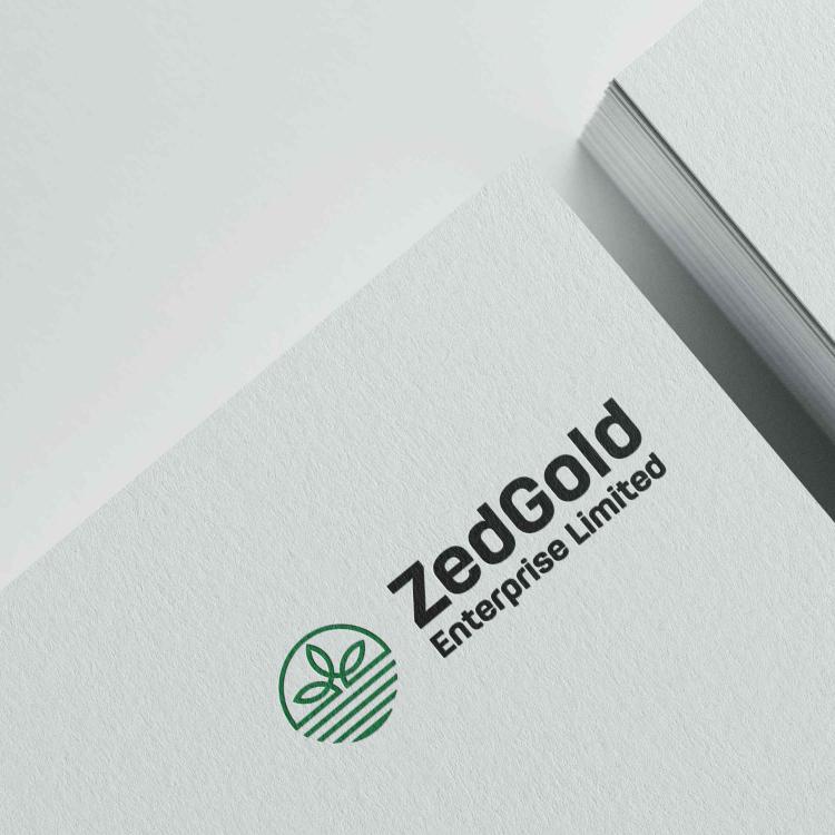 zedgold logo printed